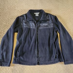 Womens Columbia Black Performance Jacket with Fleece Material